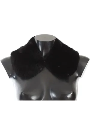 Dolce & Gabbana Elegant Mink Fur Shoulder Wrap Scarf - IT36|XXS