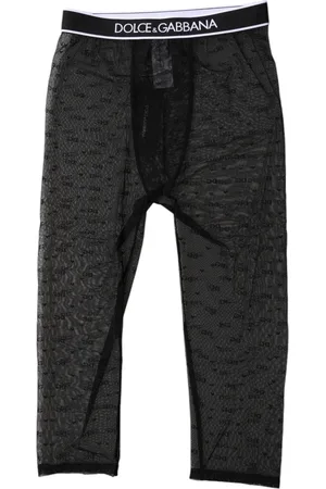 Dolce & Gabbana DG Logo Nylon Cropped Tights Underwear - IT2 | S