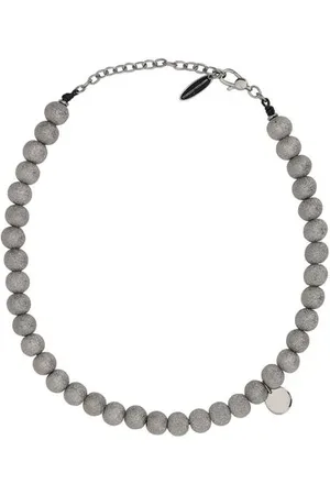 Brunello Cucinelli Shimmer Bead Necklace - One Size
