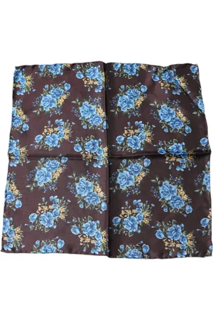 Dolce & Gabbana Floral Fantasy Silk Handkerchief Scarf