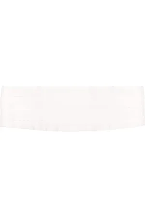 Stella McCartney Pleated satin belt - M