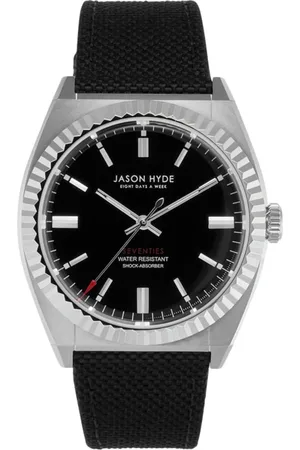Jason Hyde Black Textile Watch