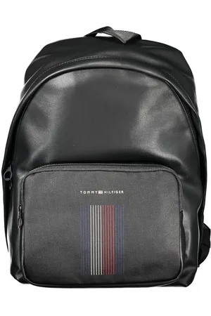 Tommy Hilfiger Black Polyester Backpack
