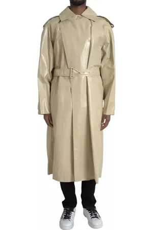 Bottega Veneta Lambskin Leather Trench Coat Jacket - IT48 | M