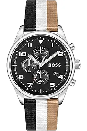 HUGO BOSS And White Leather Watch