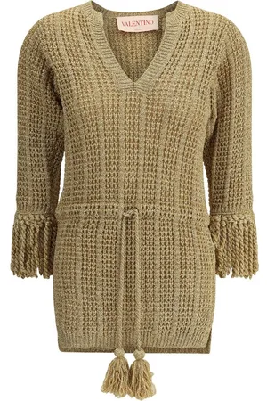 VALENTINO Lurex knit short Dress - M