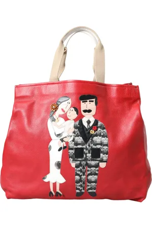 Dolce & Gabbana Leather #DGFamily Patch Shopping Tote Bag