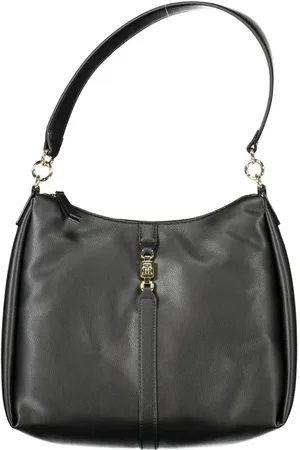 Tommy Hilfiger Black Polyester Handbag