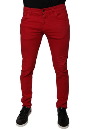 Dolce & Gabbana Crown Logo Cotton Skinny Denim Jeans - IT48 | M