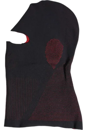 Dolce & Gabbana Black Cotton Knitted Ski Mask Balaclava Hat