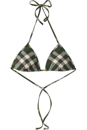 Burberry Checked bikini top - S