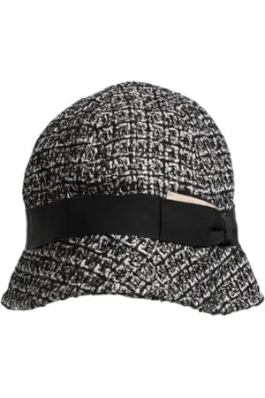 Dolce & Gabbana Black Cotton Blend Bucket Hat - 57 cm|S