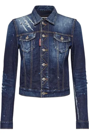 Dsquared2 Distressed denim jacket - 42