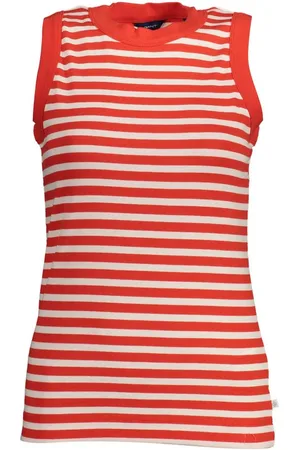 GANT Red Cotton Women Top - S