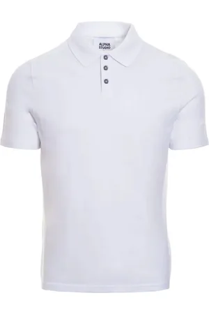 ALPHA STUDIO Cotton Polo Shirt - IT46 | S