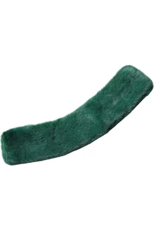 Dolce & Gabbana Mink Fur Collar Women Neck Wrap Scarf