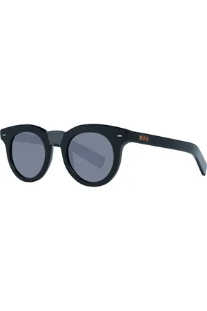 Ermenegildo Zegna Black Men Sunglasses