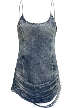 Diesel De-dra-short-fsg Mini Dress in denim - M