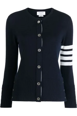 Thom Browne 4-bar stripe cardigan - 40