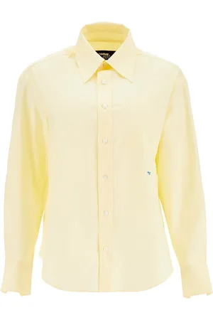 Homme Girls Pale cotton 70s style womens shirt - L