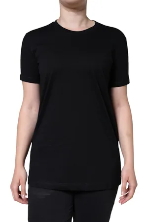 Dolce & Gabbana Cotton Crew Neck Short Sleeve T-shirt - IT42|M