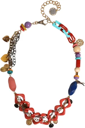 Dolce & Gabbana Embellished Waist Chain Belt - M