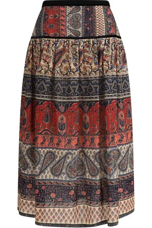 VALENTINO Voyage Imaginaire midi Skirt - IT42 | L