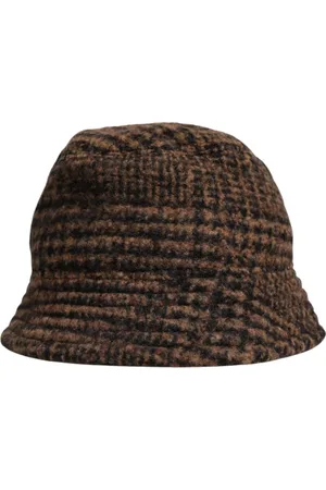 Dolce & Gabbana Houndstooth Wool Woven Bucket Hat - 59 cm|L