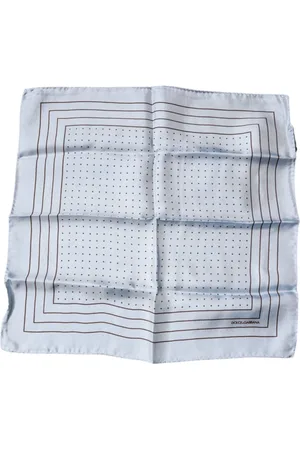 Dolce & Gabbana Sky Polka Dots Square Handkerchief Scarf