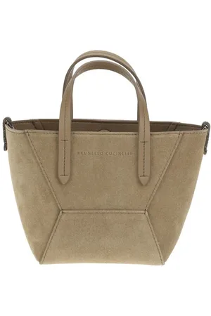 Brunello Cucinelli Suede Shoulder Bag