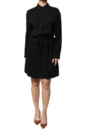 Emporio Armani Viscose Long Sleeves A-line Mini Dress - IT44 | L