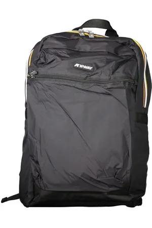 K-Way Black Polyamide Men Backpack