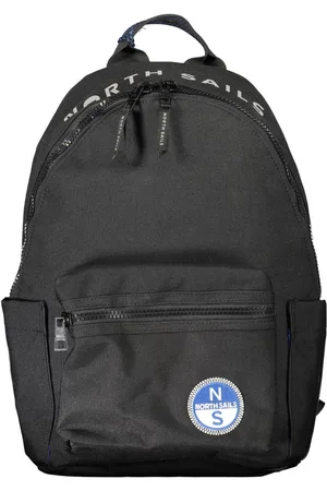North Sails Black Polyester Men Backpack