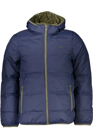 La Martina Chic Blue Lightweight Hooded Jacket - M