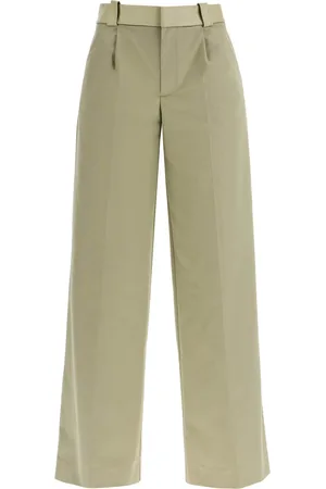 CHRISTOPHER ESBER Wide leg linseed cotton trousers - 8