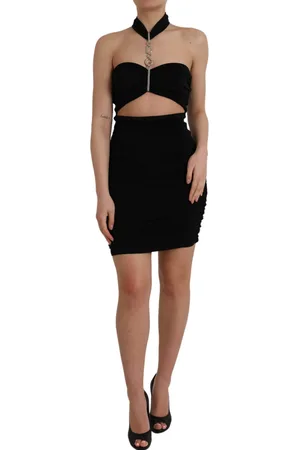 Dolce & Gabbana Cut Out Sleeveless Bodycon Mini Dress - IT40|S