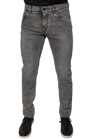 Dolce & Gabbana Washed Cotton Skinny Denim Jeans - IT48 | M