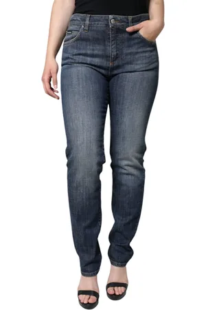 Dolce & Gabbana Dark Cotton Stretch Skinny Denim Jeans - IT40|S