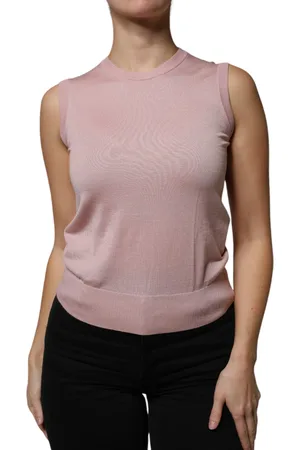 Dolce & Gabbana Cashmere Knitted Sleeveless Tank Top - IT38 | XS
