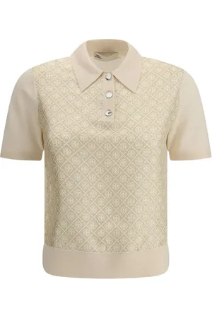 Tory Burch Wool and silk Polo Shirt - M