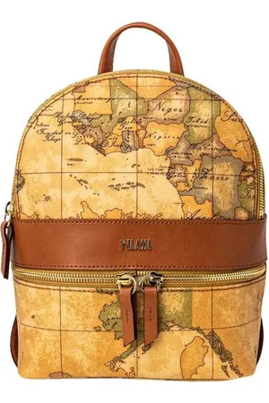 ALVIERO MARTINI 1A CLASSE Beige Leather Backpack