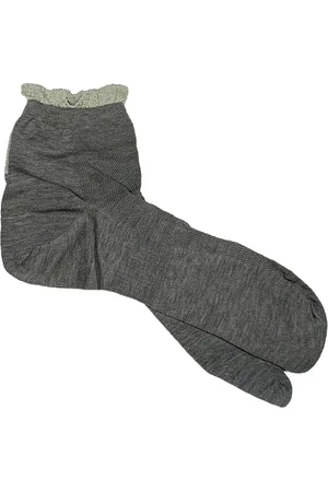 ANTIPAST Lurex and cotton tabi socks - U