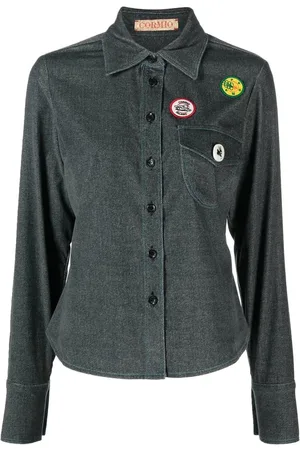 CORMIO Katy patch-detail shirt - M