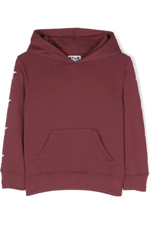 Golden Goose Star-print cotton-blend hoodie - 8A