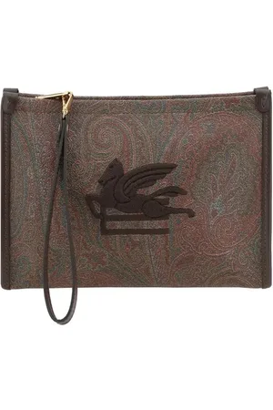 Etro Pouch bag with Pegaso detail