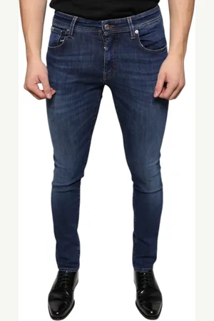 Dolce & Gabbana Dark Cotton Stretch Skinny Denim Jeans - IT44 | XS