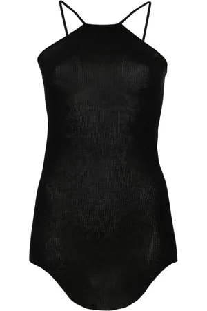 Rick Owens Skorpio ribbed-knit tank top - 40