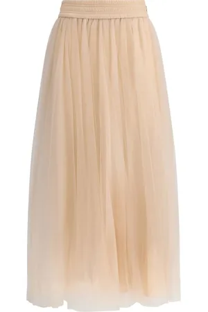 Fabiana Filippi Tulle Midi Skirt - IT42 | L