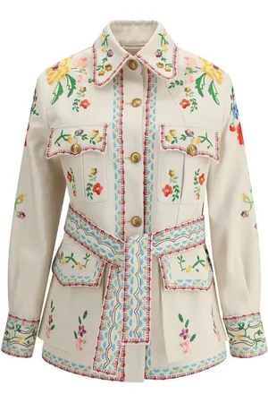 VALENTINO Embroidered Denim Jacket - IT44 | L