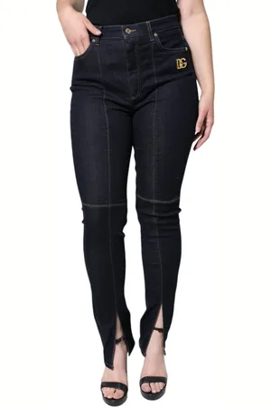 Dolce & Gabbana Cotton Blend Skinny Denim Jeans - IT46|XL